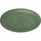 Ekena Millwork Luton Ceiling Medallion (Fits Canopies up to 1 1/8"), Hand-Painted Athenian Green, 15 3/4"OD x 5/8"P CM16LUAGF - alternate 3